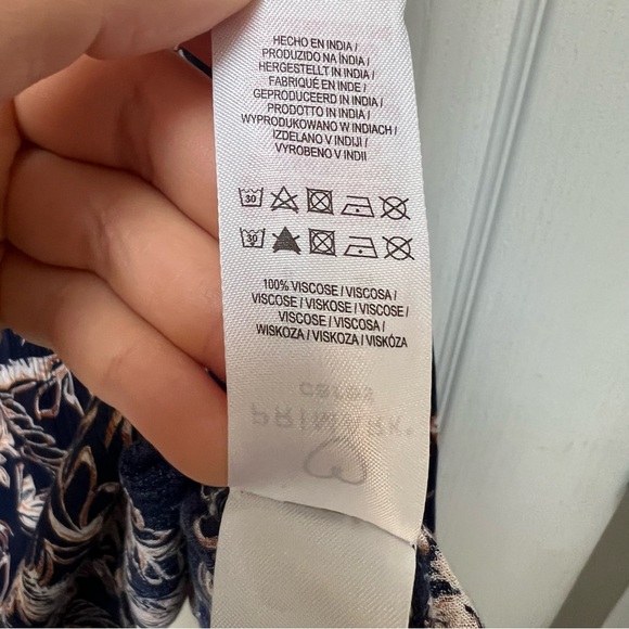 $10 Deals 🤝🔖 NWT Primark Maxi Floral Pull On Lightweight Flare Skirt Size 8 - Picture 7 of 7